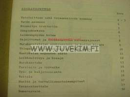 Esa niittotelamurskain GCS210 -Käyttöohjekirja ja varaosaluettelo alkaen valmistusnumerosta 1131