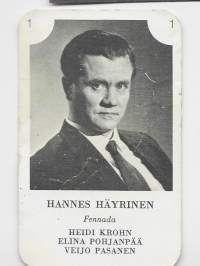 Hannes Häyrinen Fennada pelikortti -  keräilykortti, keräilykuva -
