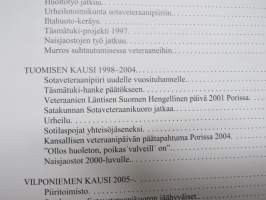 Satakuntalaiset sotaveteraanit - Satakunnan Sotaveteraanipiiri 1966-2011 -historiikki