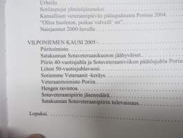 Satakuntalaiset sotaveteraanit - Satakunnan Sotaveteraanipiiri 1966-2011 -historiikki