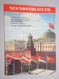 Neuvostoliitto 1957 nr 10, neuvostoliittolainen propagandalehti mm. 40 v. neuvostovaltaa, Kansallisuuskysymys ratkaistu, Pohjoista kohden, Vladimirka, ym.