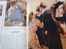 Neuvostoliitto 1957 nr 10, neuvostoliittolainen propagandalehti mm. 40 v. neuvostovaltaa, Kansallisuuskysymys ratkaistu, Pohjoista kohden, Vladimirka, ym.