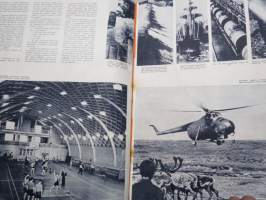 Neuvostoliitto 1957 nr 10, neuvostoliittolainen propagandalehti mm. 40 v. neuvostovaltaa, Kansallisuuskysymys ratkaistu, Pohjoista kohden, Vladimirka, ym.