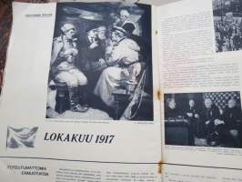 Neuvostoliitto 1957 nr 10, neuvostoliittolainen propagandalehti mm. 40 v. neuvostovaltaa, Kansallisuuskysymys ratkaistu, Pohjoista kohden, Vladimirka, ym.