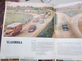 Neuvostoliitto 1957 nr 10, neuvostoliittolainen propagandalehti mm. 40 v. neuvostovaltaa, Kansallisuuskysymys ratkaistu, Pohjoista kohden, Vladimirka, ym.