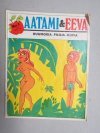 Aatami &amp; Eeva 1969 nr 3 huumoria - piloja - hupia -ajanvietelehti
