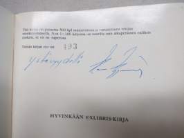 Hyvinkään exlibris-kirja (numeroitu 493 / 500)
