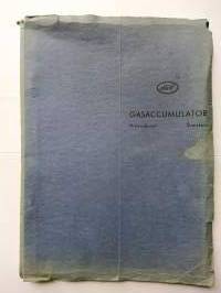 AGA-Tiedonanto 49 1937 ja 50-51 1938 lehdet sekä Gasaccumulator esitteitä 3 kpl ja hitsauskurssi