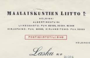 Maalaiskuntien Liitto rl  - firmalomake