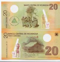 Nicaragua 20 Cordobas  2014  seteli