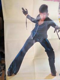 Alvin Stardust - Intro-lehden juliste / centerfold poster