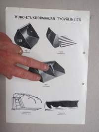 Muko etukuormaaja / traktorikuormaaja + työvälineitä -myyntiesite