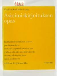 Asioimiskirjoituksen opas