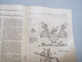Suomen Kuvalehti / Kotiliesi -lehtien mainosjulkaisu, tilaushankintaa, kansikuva Martta Wendelin, mm. Kieku ja Kaiku sarjakuva