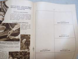 Suomen Kuvalehti / Kotiliesi -lehtien mainosjulkaisu, tilaushankintaa, kansikuva Martta Wendelin, mm. Kieku ja Kaiku sarjakuva