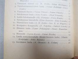 Kaikki laulamaan II - Kansanvalistusseuran yhteislauluja 2. vihko - Maakuntalauluja koulu ja yhteistilaisuuksia varten