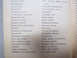 Kaikki laulamaan II - Kansanvalistusseuran yhteislauluja 2. vihko - Maakuntalauluja koulu ja yhteistilaisuuksia varten