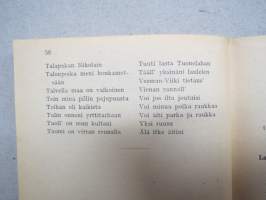 Kaikki laulamaan II - Kansanvalistusseuran yhteislauluja 2. vihko - Maakuntalauluja koulu ja yhteistilaisuuksia varten