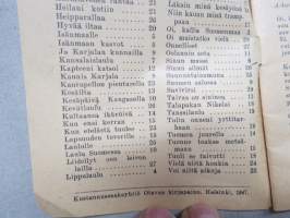 Kaikki laulamaan I - Kansanvalistusseuran yhteislauluja I. vihko