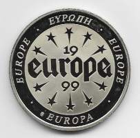 Europa 1. Euro mitali 32 g 40 mm proof