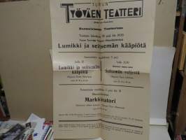 Turun Työväenteatteri - juliste