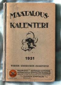 Maatalouskalenteri 1931.