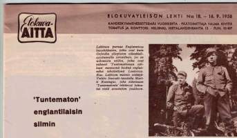Elokuva AITTA n:o 18 / 1958, Pala muotia, pala hämeenlinnalaisen teatterin syksyn aloituksesta ja paljon muun lisäksi pala Åke Lindmannistakin.