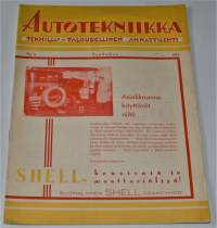 Autotekniikka teknillis-taloudellinen ammattilehti  5 1934