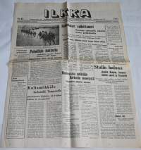 Ilkka maaliskuun 6. p:nä 1943 Näköispainos sodan lehdet