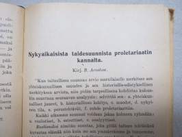 Punainen Kalenteri 1926; Kotieläimestä ihmiseksi - naiskysymys, Proletariaatin taidesuunnat, Kiina vapautuksensa aattona, Vankilat luokkataistelijain kouluna ym.