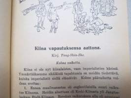 Punainen Kalenteri 1926; Kotieläimestä ihmiseksi - naiskysymys, Proletariaatin taidesuunnat, Kiina vapautuksensa aattona, Vankilat luokkataistelijain kouluna ym.