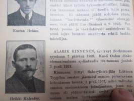 Punainen Kalenteri 1926; Kotieläimestä ihmiseksi - naiskysymys, Proletariaatin taidesuunnat, Kiina vapautuksensa aattona, Vankilat luokkataistelijain kouluna ym.