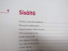 Korvikeautojen koeajot - käyttökokemuksia varusteista ja ominaisuuksista, päähenkilö Rutinoff vaihtoautoa etsimässä