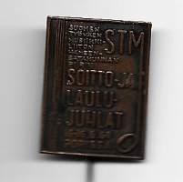 STM  Pori 1968Työväen Musiikkiliitto  rintamerkki
