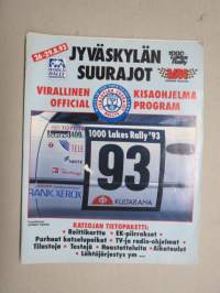 1000 Lakes Rally - Jyväskylän Suurajot 1993 - Virallinen kisaopas (Vauhdin Maailma) - Official Programme