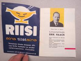 Riisikokki - 23 nopeata riisiherkkua - Riisi aina tiistaina -riisiruokien valmistuksen ja käytön promootiokirjanen