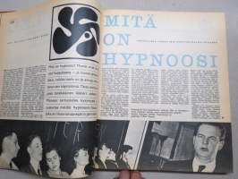 Työn lomassa - Kymppi 1964-1973 sidotut vuosikerrat 10 vuoden jakso - Säästöpankkien asiakaslehti, monipuolinen ja osin hyvinkin populääriaiheinen sisältö