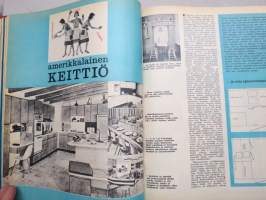 Työn lomassa - Kymppi 1964-1973 sidotut vuosikerrat 10 vuoden jakso - Säästöpankkien asiakaslehti, monipuolinen ja osin hyvinkin populääriaiheinen sisältö