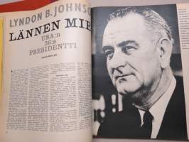 Työn lomassa - Kymppi 1964-1973 sidotut vuosikerrat 10 vuoden jakso - Säästöpankkien asiakaslehti, monipuolinen ja osin hyvinkin populääriaiheinen sisältö