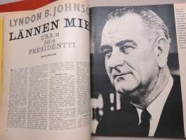 Työn lomassa - Kymppi 1964-1973 sidotut vuosikerrat 10 vuoden jakso - Säästöpankkien asiakaslehti, monipuolinen ja osin hyvinkin populääriaiheinen sisältö