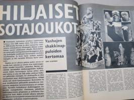 Työn lomassa - Kymppi 1964-1973 sidotut vuosikerrat 10 vuoden jakso - Säästöpankkien asiakaslehti, monipuolinen ja osin hyvinkin populääriaiheinen sisältö