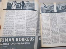 Työn lomassa - Kymppi 1964-1973 sidotut vuosikerrat 10 vuoden jakso - Säästöpankkien asiakaslehti, monipuolinen ja osin hyvinkin populääriaiheinen sisältö