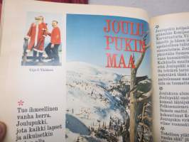 Työn lomassa - Kymppi 1964-1973 sidotut vuosikerrat 10 vuoden jakso - Säästöpankkien asiakaslehti, monipuolinen ja osin hyvinkin populääriaiheinen sisältö