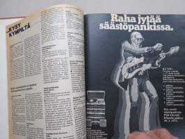 Työn lomassa - Kymppi 1964-1973 sidotut vuosikerrat 10 vuoden jakso - Säästöpankkien asiakaslehti, monipuolinen ja osin hyvinkin populääriaiheinen sisältö