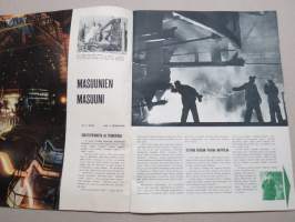 Neuvostoliitto 1961 nr 50 (ilmestymisjärjestyksessään nr 50), sosialistisen suunnitelmatalouden ja kulttuurin propagandalehti -Soviet propaganda magazine