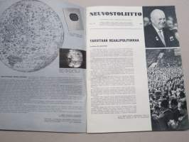 Neuvostoliitto 1960 nr 47 (ilmestymisjärjestyksessään nr 47), sosialistisen suunnitelmatalouden ja kulttuurin propagandalehti -Soviet propaganda magazine