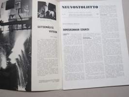 Neuvostoliitto 1960 nr 44 (ilmestymisjärjestyksessään nr 44), sosialistisen suunnitelmatalouden ja kulttuurin propagandalehti -Soviet propaganda magazine