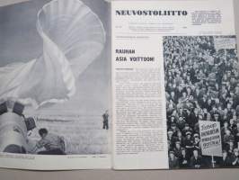 Neuvostoliitto 1960 nr 42 (ilmestymisjärjestyksessään nr 42), sosialistisen suunnitelmatalouden ja kulttuurin propagandalehti -Soviet propaganda magazine