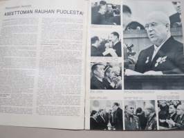 Neuvostoliitto 1960 nr 38 (ilmestymisjärjestyksessään nr 38), sosialistisen suunnitelmatalouden ja kulttuurin propagandalehti -Soviet propaganda magazine
