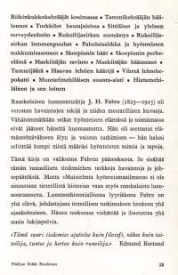 Muistelmia hyönteismaailmasta. Kuvauksia hyönteisten tavoista ja vaistoista